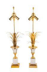 Pair of Maison Charles Urn Form Lamps