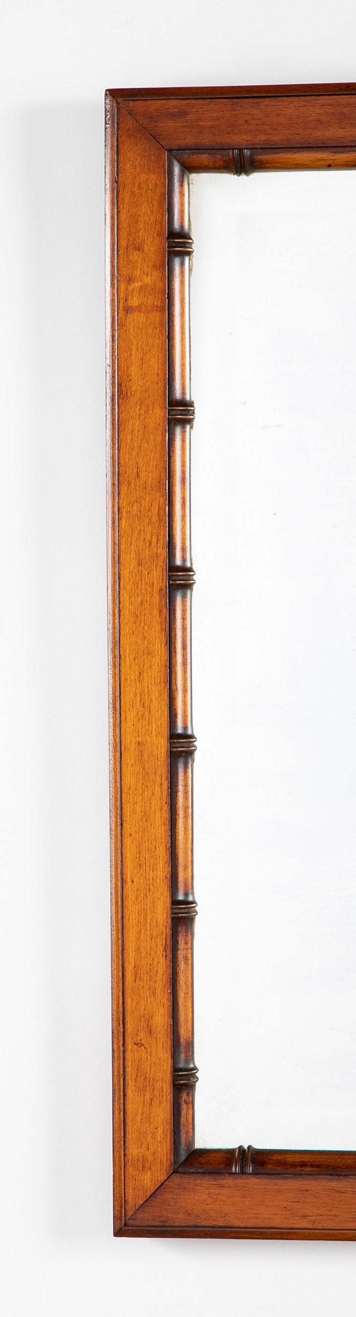 Late 19th Century English Faux Bamboo Mirror