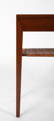 A Pair of Severin Hansen-Hasler Rosewood and Cane Nightstands