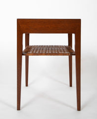 A Pair of Severin Hansen-Hasler Rosewood and Cane Nightstands