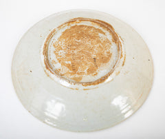 Chinese 17th Century Swatow Enameled Porcelain Charger