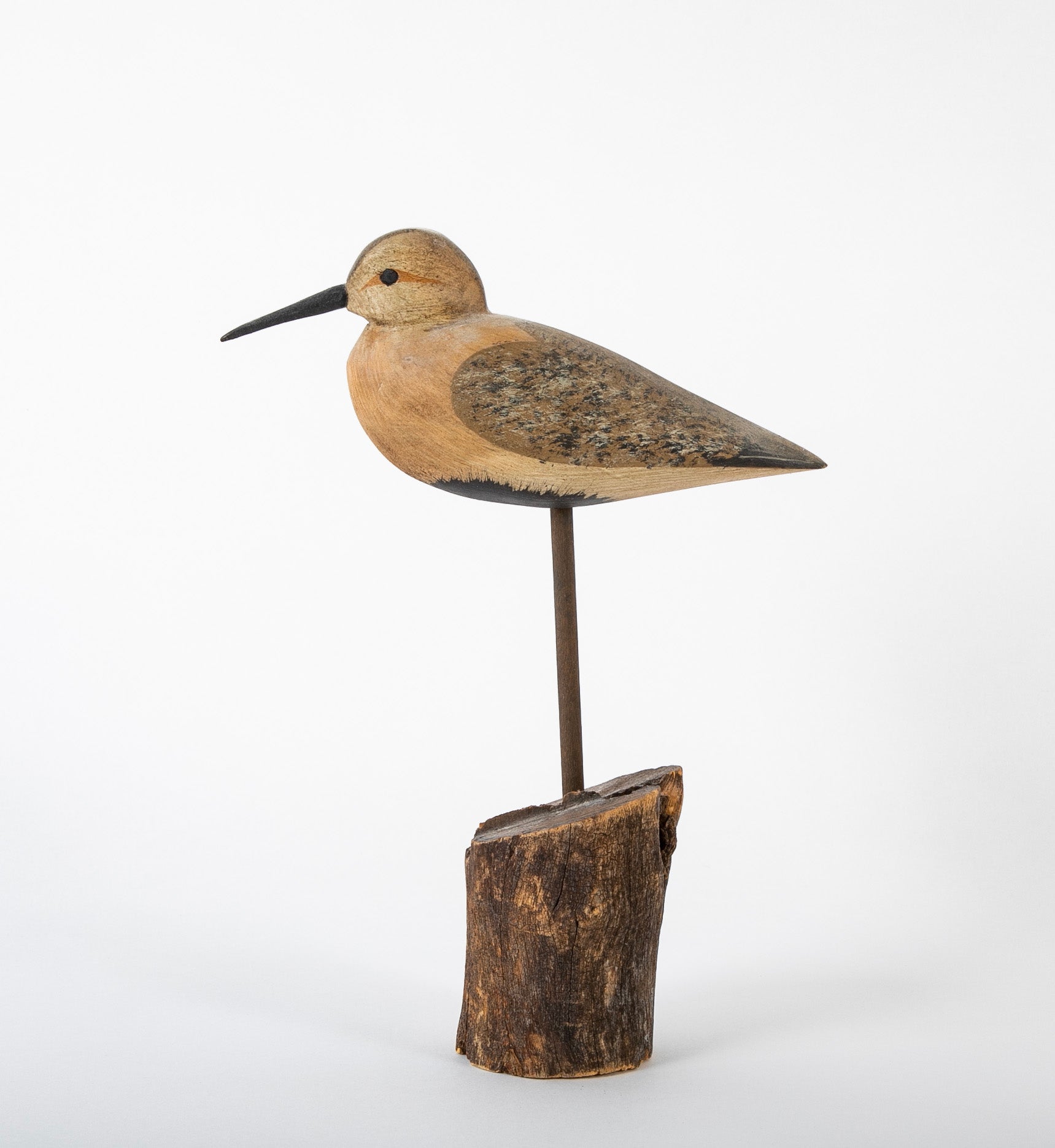 Curlew Painted Wood Stickup Decoy