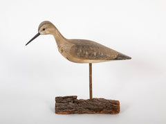 Standing Yellowlegs Painted Wood Stickup Decoy