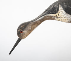 Feeding Yellowlegs Stickup Painted Wood Decoy