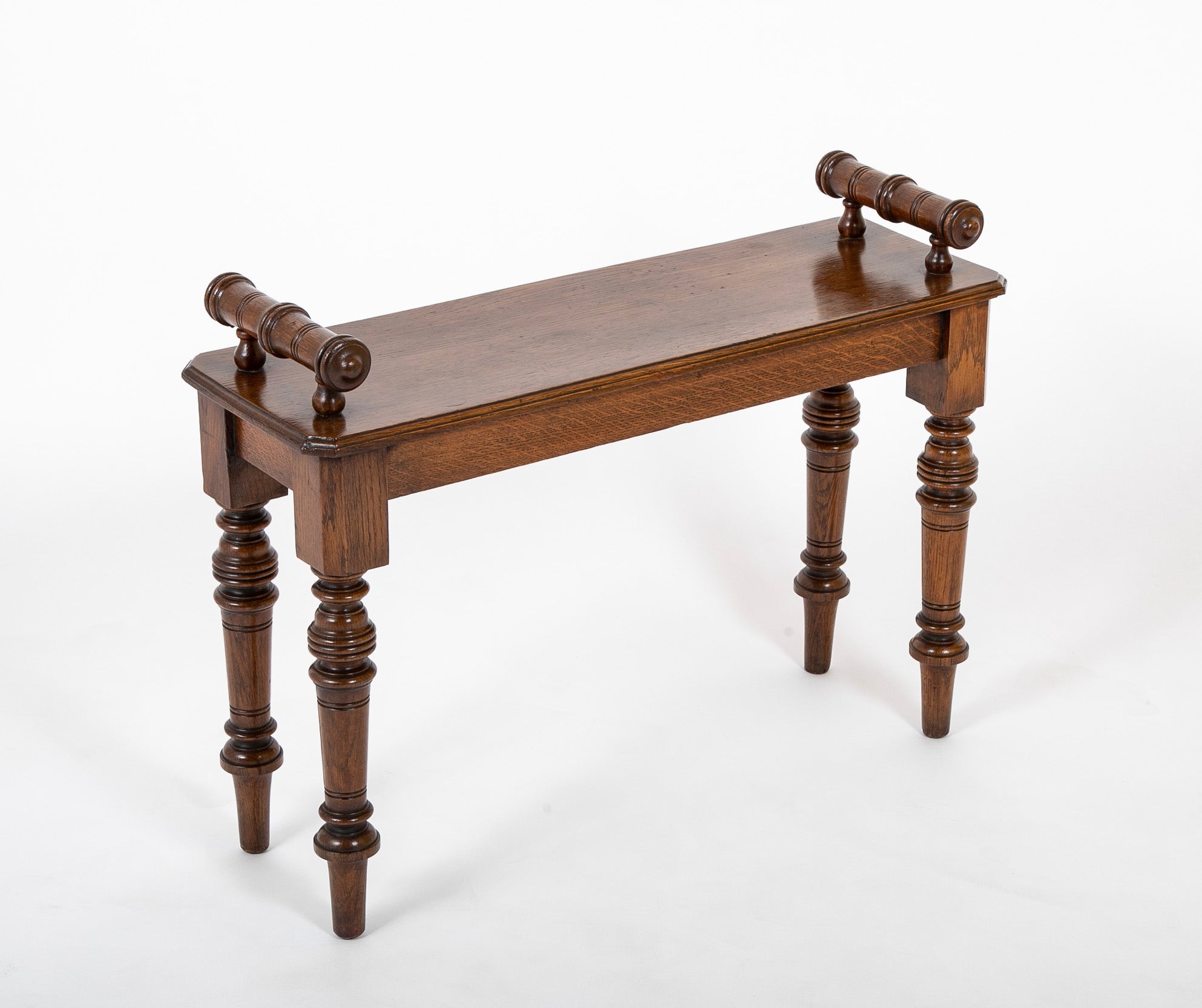 Oak Hall Bench In The Style of George Bullock