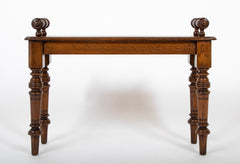 Oak Hall Bench In The Style of George Bullock