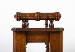 Oak Hall Bench In The Style of George Bullock