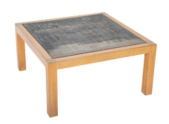 Cerused Oak Coffee Table in the Manner of Paul Dupre-Lafon