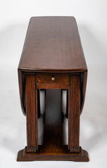 George III Neoclassically Inspired Oak Gate Legged Table