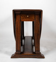 George III Neoclassically Inspired Oak Gate Legged Table