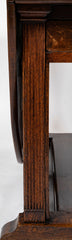 George III Neoclassically Inspired Oak Gate Legged Table