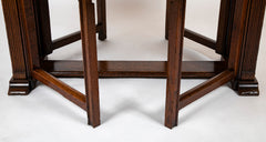 George III Neoclassically Inspired Oak Gate Legged Table