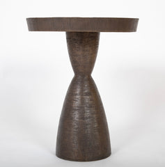 Bronze Pedestal Table by Tom Corbin Alexandria II