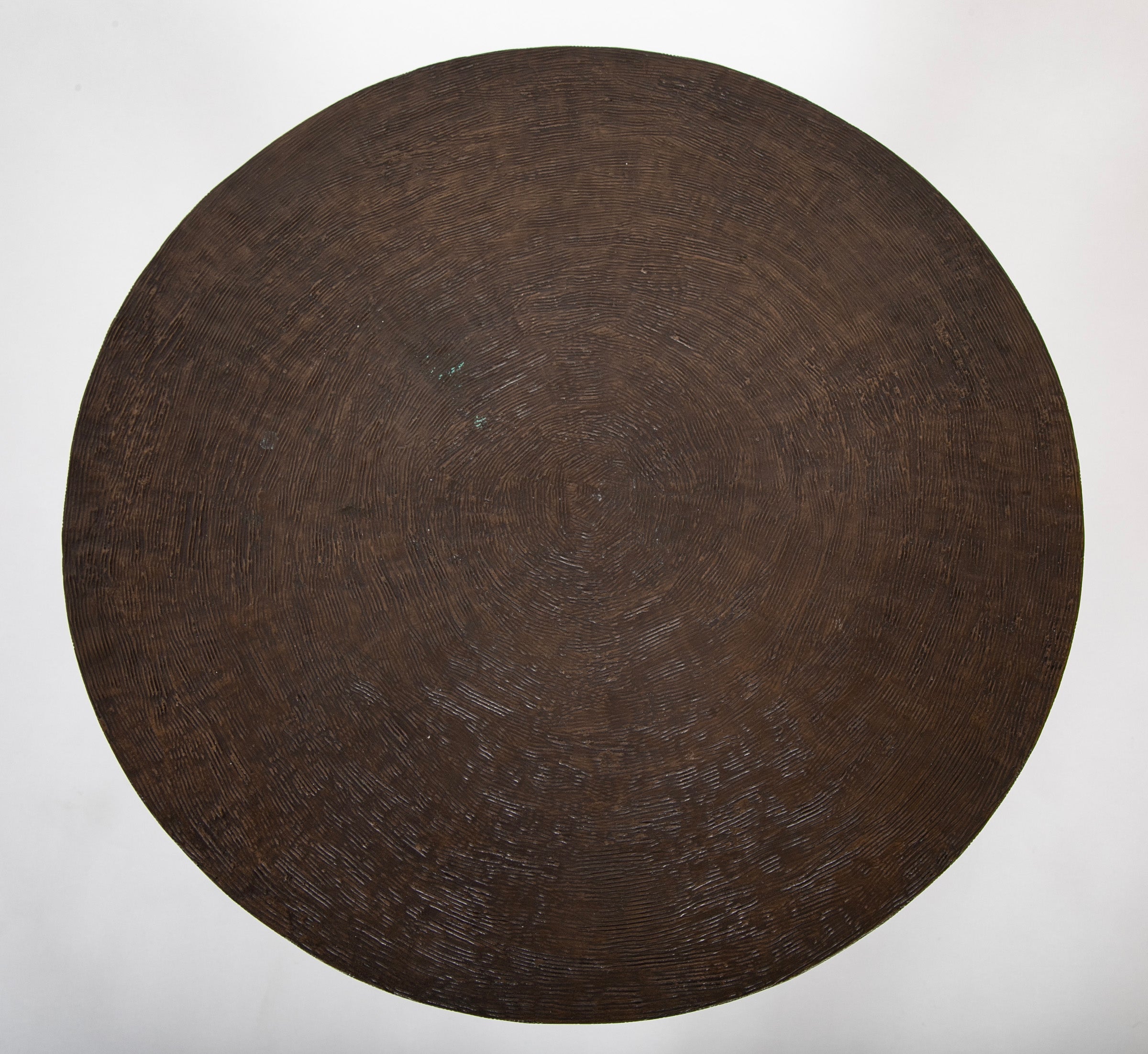 Bronze Pedestal Table by Tom Corbin Alexandria II