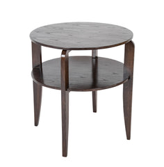 An Andre Sornay Round Occasional Table with Subtle Studding Detail