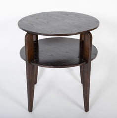 An Andre Sornay Round Occasional Table with Subtle Studding Detail