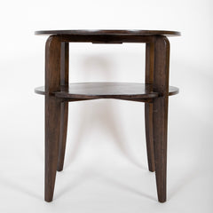 An Andre Sornay Round Occasional Table with Subtle Studding Detail