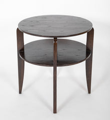 An Andre Sornay Round Occasional Table with Subtle Studding Detail