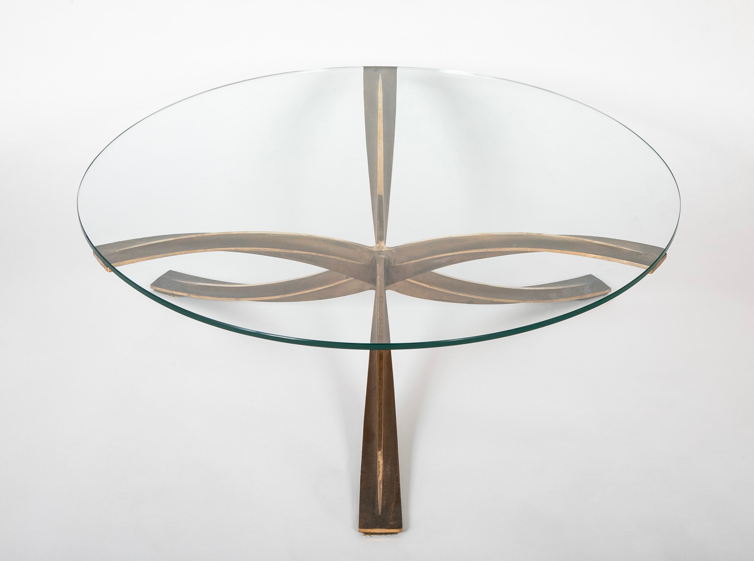 Round Coffee Table by Michel Mangematin