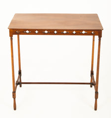 Georgian Table With Pierced Apron