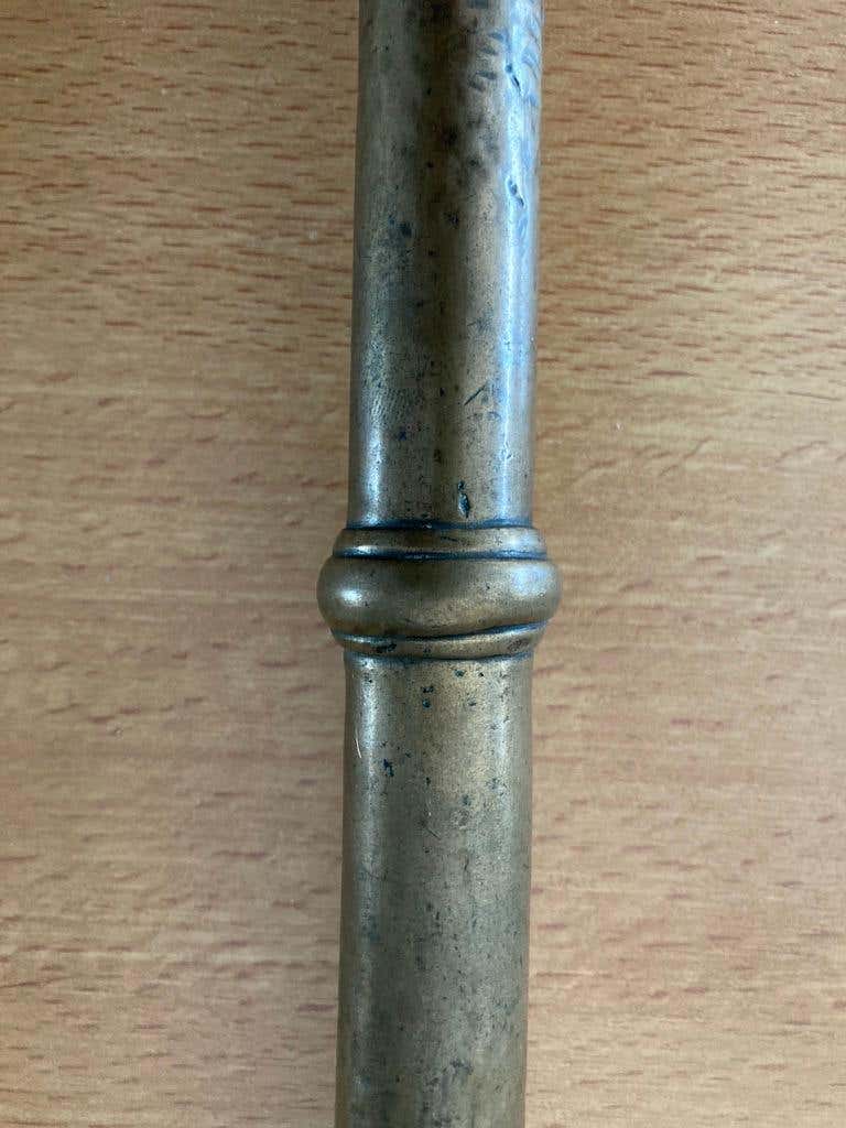 18th Century Italian Bronze Pestle for a Mortar, 12 Inches Long