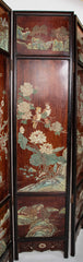 Chinese Six Panel Double Sided Painted Screen from The Republic Period