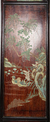 Chinese Six Panel Double Sided Painted Screen from The Republic Period