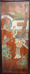Chinese Six Panel Double Sided Painted Screen from The Republic Period