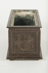 A French Gothic Revival Bronze Planter