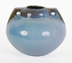 A Blue Glazed American Arts & Crafts Fulper Vase