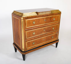 Russian Burl Walnut Commode
