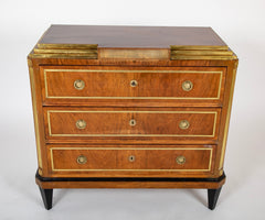 Russian Burl Walnut Commode