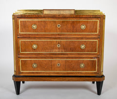 Russian Burl Walnut Commode