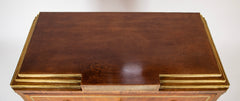 Russian Burl Walnut Commode