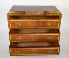 Russian Burl Walnut Commode