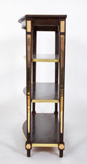 Pair of Regency Style Four Tier Console Servers