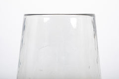 Pair of 20th Century Tapered Baluster Form Mottled Glass Vases
