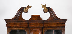 Queen Anne Two Part Walnut Secretary Desk