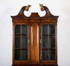 Queen Anne Two Part Walnut Secretary Desk