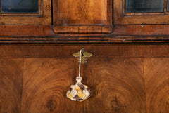 Queen Anne Two Part Walnut Secretary Desk