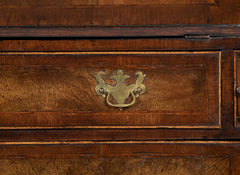 Queen Anne Two Part Walnut Secretary Desk