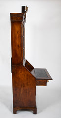 Queen Anne Two Part Walnut Secretary Desk
