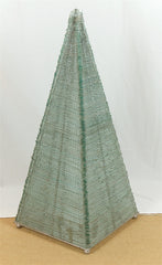 Glass Pyramid Sculptural Floor Lamp