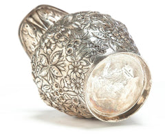 Sterling Repousse Pitcher by Justis & Armiger
