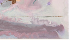 "Gray Fireworks" Silk Screen by Helen Frankenthaler