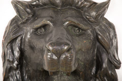 A Large Architectual Element of a Lion From Union Railroad Station Worcester, MA