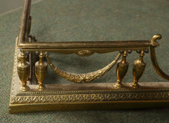 19th Century Bronze Fire Fender