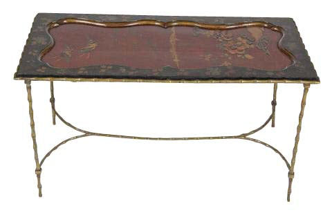 Japanese Lacquered Top upon Bagues Bronze Base