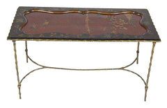 Japanese Lacquered Top upon Bagues Bronze Base