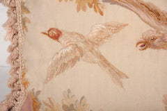 Three French Aubusson Tapestry Pillows